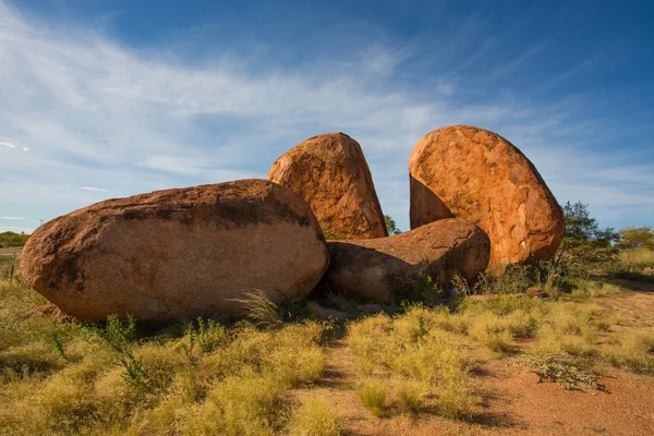 Formación de rocas en la Reserva de Conservación de Mármoles del Demonio —  Fotos de Stock