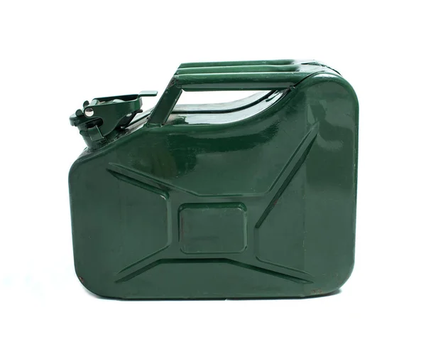 Fuel Container Jerrycan Canister Gasoline Diesel Gas Fire Resistant Storage — Zdjęcie stockowe