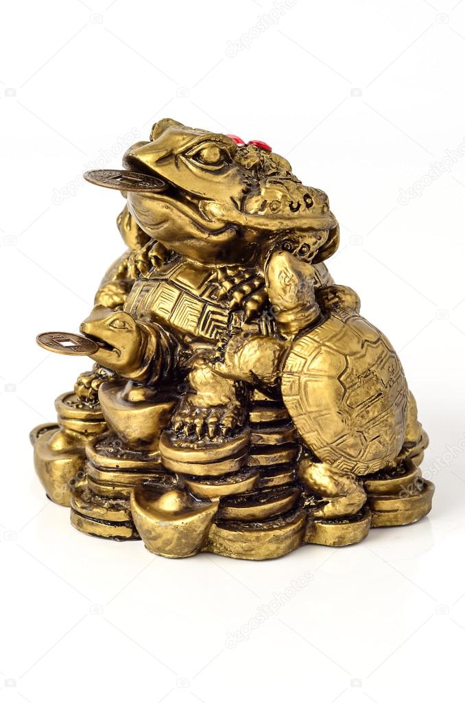The Chinese symbol of riches.Frog of prosperity