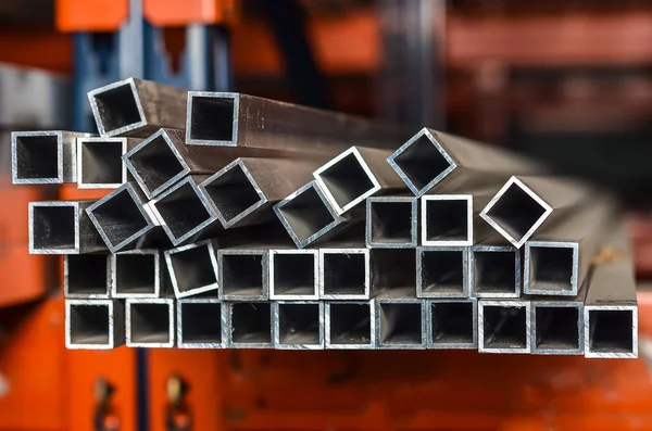 Alumínium csövek Stock Kép