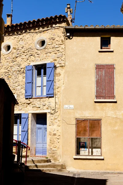 Fachadas medievales en el sur de Francia —  Fotos de Stock
