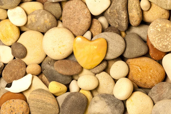 A stone heart shaped — Stock Photo, Image