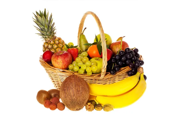 Many fresh fruits — Stock Photo, Image