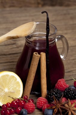 berry jöle için malzemeler