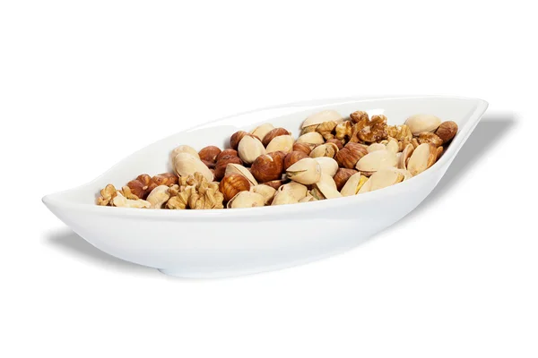 Cuenco con nueces — Foto de Stock