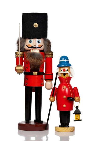 Nutcracker and Christmas Smoker — Stock Photo, Image