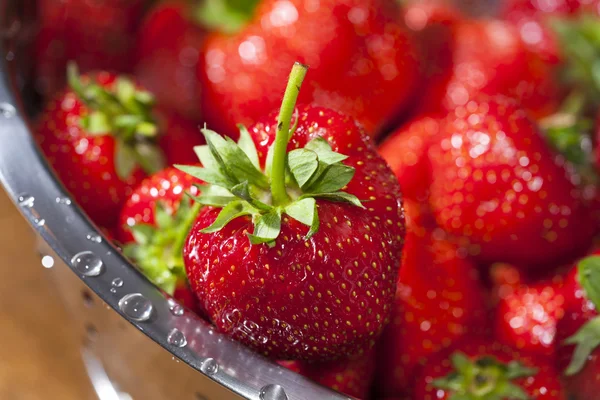 Strawberries in a bowl — Stock Photo, Image