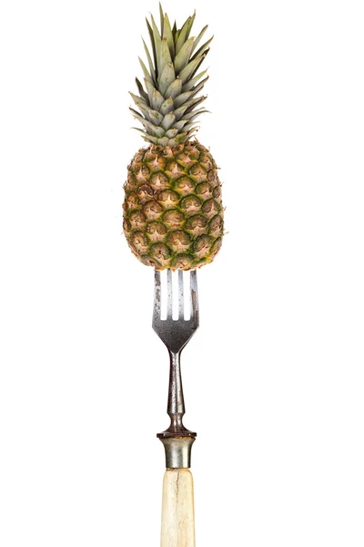 Speared φρούτα ανανά — Φωτογραφία Αρχείου