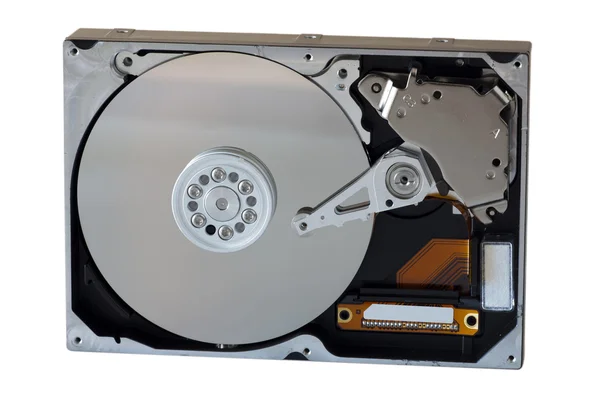 Picture of a opened hard disk drive — Stock Photo, Image