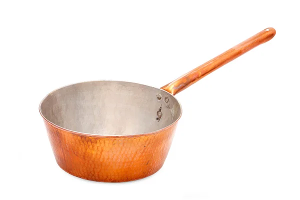 Copper saucepan — Stock Photo, Image