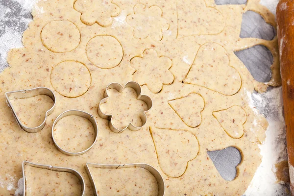 Cookie cutter in different shapes — Stock Photo, Image