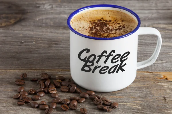 Pause mit Kaffee — Stockfoto