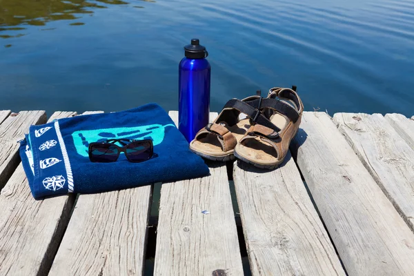 Relax at a lake — Stock Photo, Image