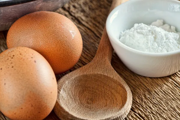 Close up of baking ingredients — Stock Photo, Image