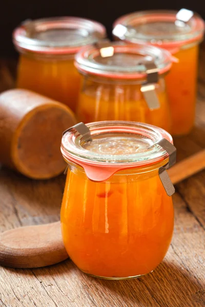 Fruitige meloen jam — Stockfoto