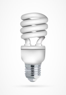 enerji tasarruflu ampul. vektör.