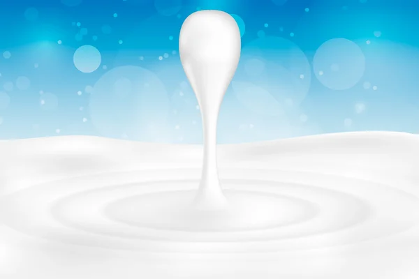 Gota de leche — Vector de stock