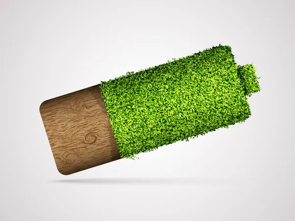 Pojęcie czystej, zielonej energii — Wektor stockowy