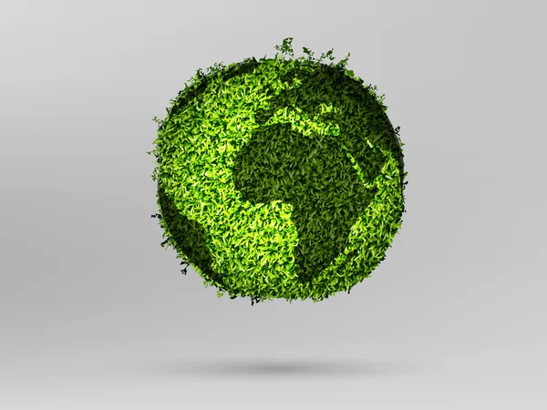 草的绿色的星球 — 图库矢量图片