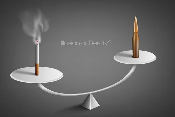 The concept of anti-smoking — Stock Vector