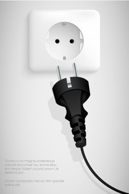 Plug the wire into the socket