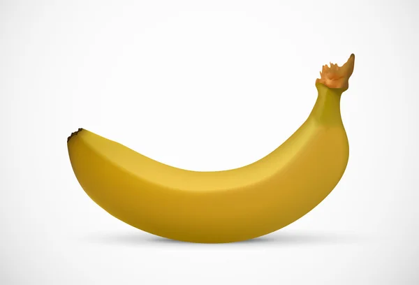 Peeled banana — Stock Vector