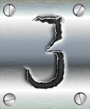 şekil, dışarı sayı kesme metal