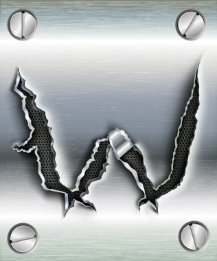 лист, що вирізали в металі