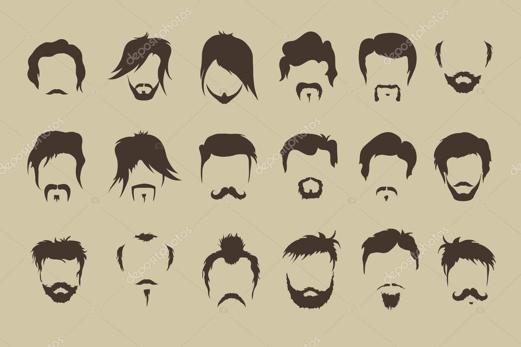 Vector set. hair, mustache, beard Stock Vector Image by ©PanaceaDoll #34595439 Vector set. hair, mustache, beard Stock Vector Image by ©PanaceaDoll #34595439
