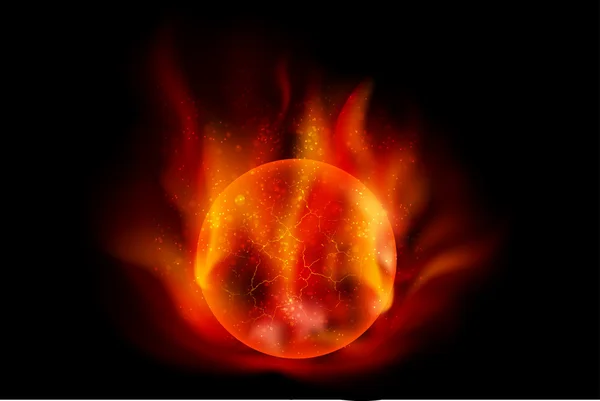 Ateş topu — Stok Vektör