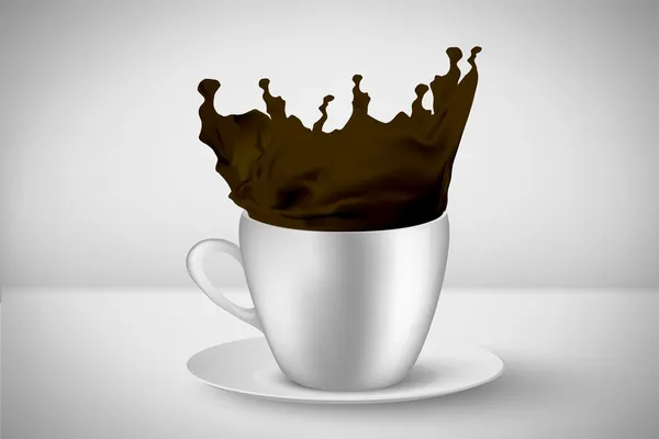 Kopp kaffe — Stock vektor