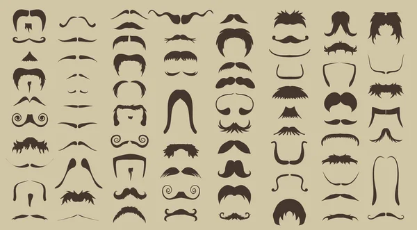 Conjunto de bigote — Archivo Imágenes Vectoriales