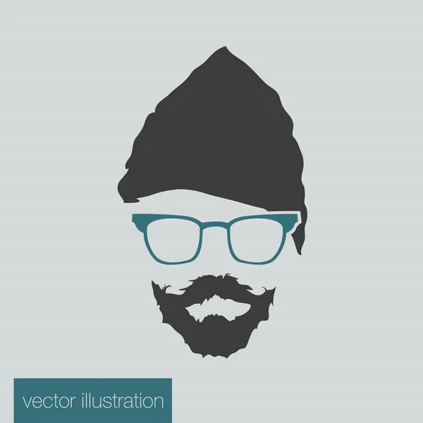 Ikona muž čelenku — Stockový vektor