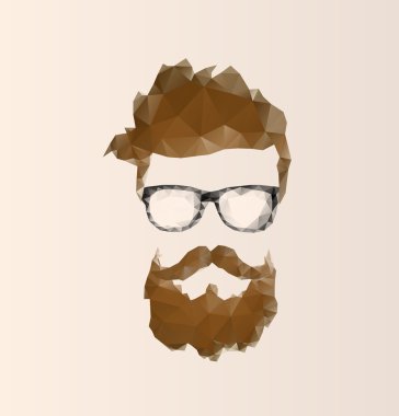 üçgen simgesini hipster