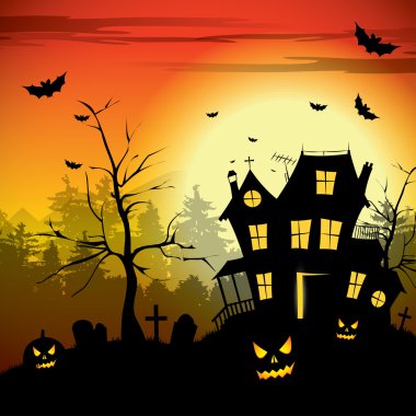 Korku evi - halloween geçmiş