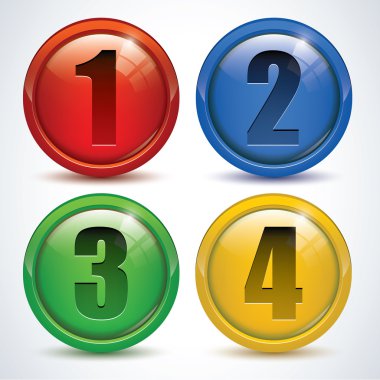 numaraları ile simgeler