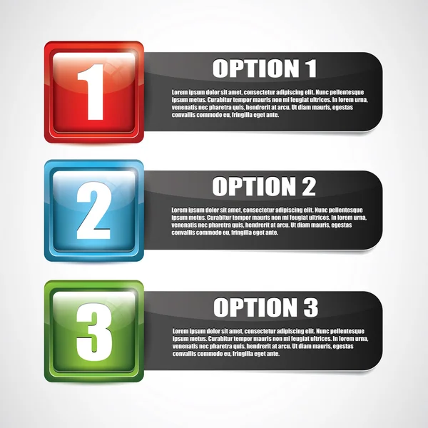 Vector options Stock Vector