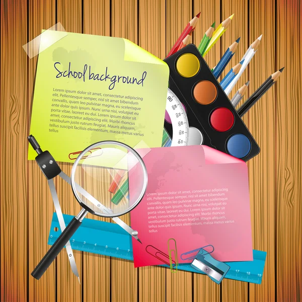 School achtergrond — Stockvector