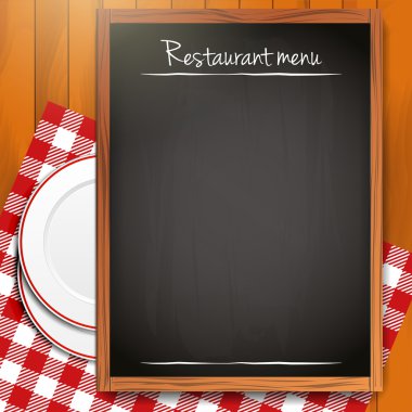 boş yazı tahtası - Restoran Menü arka plan
