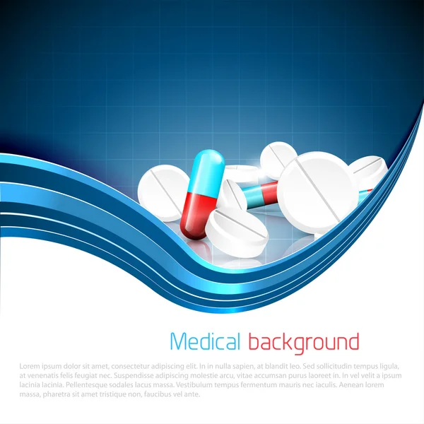 Medical background — Stock Vector