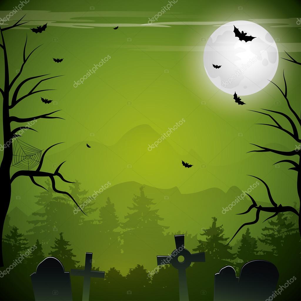 Halloween Green Screen Backgrounds
