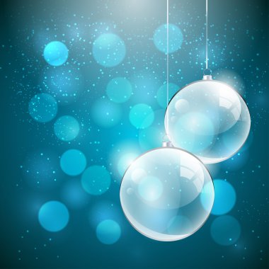 Mavi Noel arkaplanı