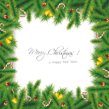 Noel iğneler arka plan