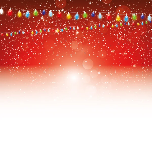 Fond rouge de Noël — Image vectorielle