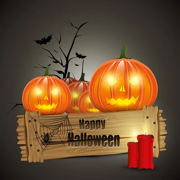 Halloween background — Stock Vector