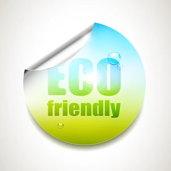 Eco friendly — Stock Vector