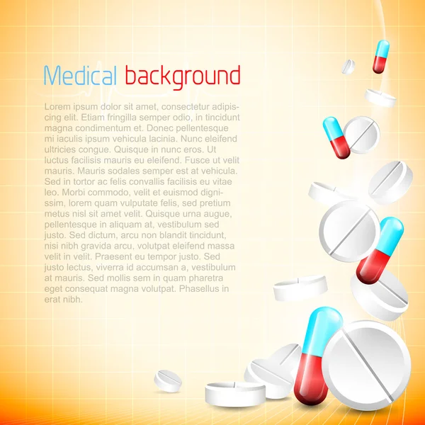 Medical background — Stock Vector