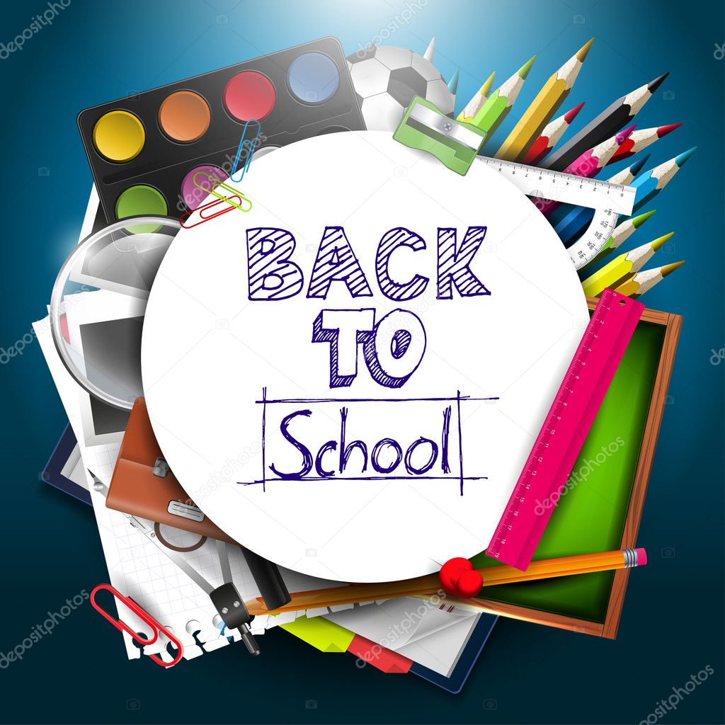 Back to school background