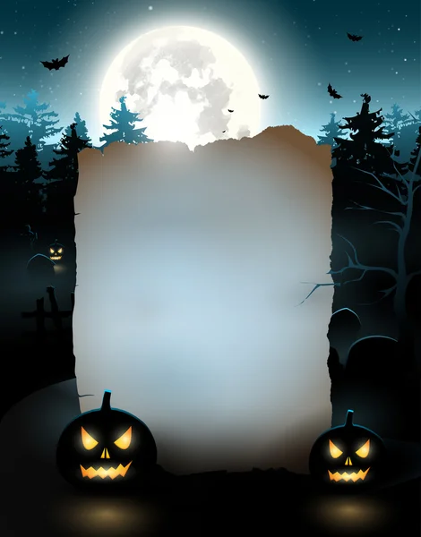 Cartel de Halloween — Vector de stock