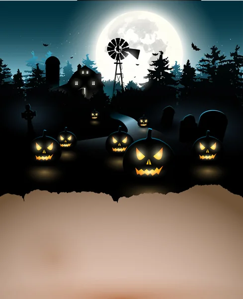 Affiche Halloween — Image vectorielle